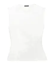 translucent vest M white