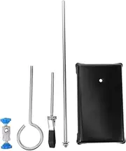 SOESFOUFU Laboratory Stand Clamp for Flask and Beaker Support Sturdy Metalware Base for Chemistry Lab Equipment Easy Assembly Heavy Duty Design for Enhanced Productivity