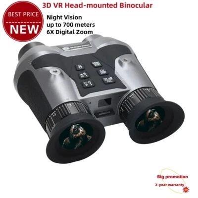 VRNV303 Naked Eye 3D VR Head-mounted Binocular Night Vision F1.3 6X Zoom tp1