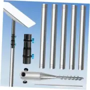 Starlink Pole Mount, 9ft Starlink Ground Pole Mount Kit Features a 5-section