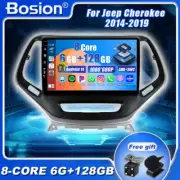 CarPlay Android 14 Auto Car Stereo GPS Head Unit For Jeep Cherokee 2014-2019
