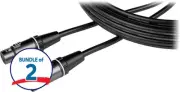 Gator Cableworks Composer Series Microphone Cable (2 Pack) - 25 feet