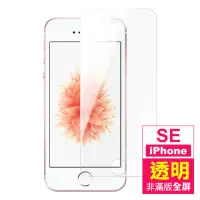 在飛比找momo購物網優惠-iPhone 5 5s 5c SE 保護貼手機高清透明非滿版