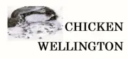 Chicken Wellington, Label, Commercial, Food, B/W, Meat Takeaway, Asian, Indian