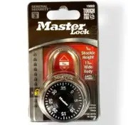New Master Lock Padlock Combination Lock Anti-Shim 3-Digit Lock #1500D Black