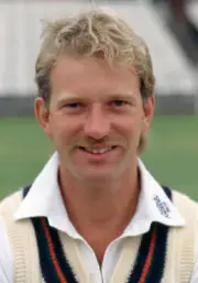 Paul Allott of Lancashire at Old Trafford, Manchester, circa Apri - Old Photo