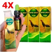 4X Super Green Plus Antibiotic Rooster Chicken Prevention Various Nature 10 cc.
