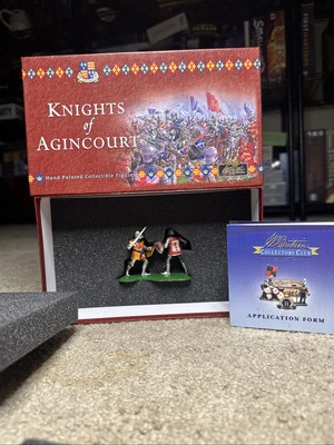 W Britain Toy Soldiers KNIGHTS OF AGINCOURT KNIGHTS DUELLING - FOOT # 40239