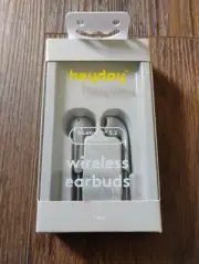 Wireless Bluetooth 5.2 Enabled Earbuds heyday Wild Dove, Mic/Remote Rechargeable