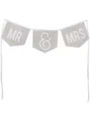 Glory Haus Mr. & Mrs. Banner Multi Color New in Package