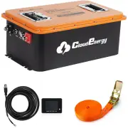 [EU Direct] Cloudenergy 36V(38.4V)/ 48V(51.2V) LiFePO4 Battery for Golf Carts & Solar Storage, 60Ah/100Ah/105Ah Capacity