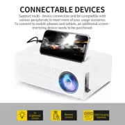 1080P Portable Mini Projector USB Power Supply For Home Cinema Outdoor Camping