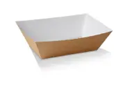 250 PCS Tray BROWN Open Style #3 MEDIUM Cardboard TRAY Food Catering AU STOCK