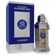 Al Haramain 50 Years Platinum Oud by Al Haramain Eau De Parfum Spray (Unisex) 3.3 oz for Women