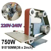 750W Small Sand Grinding Polishing Belt Sander Machine Knife Sharpener Polisher