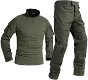 Outdoor Hunting Clothes Airsoft Shooting Shirt Pants Set Battle Dress Uniform BDU Set Tactical Combat Camouflage Clothing