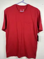 Brixton- Basic | Single Pocket Short Sleeve T-shirt | Cayenne Red | Medium