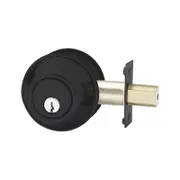 Lockwood Matte Black Double Cylinder Deadbolt