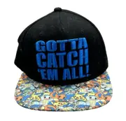Pokemon Gotta Catch Em All Snap Back Youth Hat Cap Black 2017 Embroidered