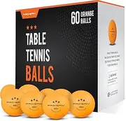 PRO SPIN Ping Pong Balls - Orange 3-Star Training Table Tennis Balls | High-Performance 40+ ABS Training Balls | Ultimate Durability for Indoor/Outdoor Ping Pong Tables