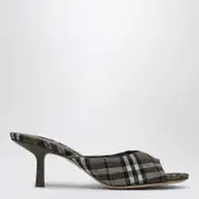 [Burberry] Mews mule with Check pattern 36,5 IT Brown