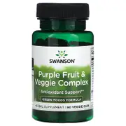 Swanson, Purple Fruit & Veggie Complex, 60 Veggie Caps