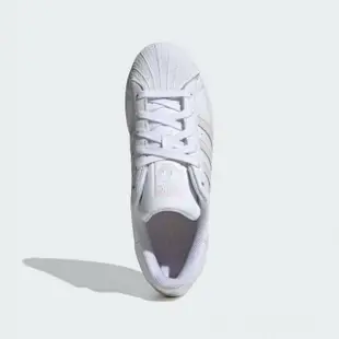 【adidas 愛迪達】休閒鞋 女鞋 運動鞋 三葉草 SUPERSTAR W 白粉 IE3001(8622)