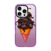 iPhone 16 Pro Impact Case MagSafe Compatible Cat Ice Cream