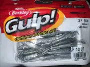 Berkley Gulp 3" Green Shiner Minnows 12 Per Pack (NEW)