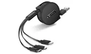3-in-1 USB Charging Cable for Android, iOS and Type C