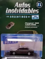 PEUGEOT 306 XRD (1998) 80/90's Unforgettable Cars 1:43 Diecast SALVAT ARGENTINA