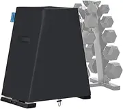 Dumbbell Rack Cover, Waterproof Weight Storage Organizer Rack Cover, Adjustable Exercise Equipment Stand Shield for Gym Home Outdoor Women Men