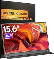 KEANBOLL 2-Pack HD Crystal Clear Screen Protector Compatible with 15.6" MNN/KYY/ARZOPA/InnoView/Lepow/ZSCMALLS/Newsoul/ASUS/QQH 15.6-inch Portable Monitor,Ultra Clear Anti Scratch