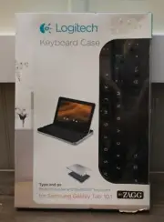 New! Logitech Bluetooth Keyboard Case for Samsung Galaxy Tab 10.1 by Zagg
