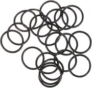 Gatuida 30pcs Small Rubber Apron Ring Cornet Tuning Slide Bumper Trumpet Tuning Slide Bumper Trumpet Trim Kit Trumpet Finger Buttons Trumpet Cleaning Kit Trumpet Filling Kit Black