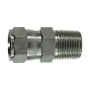 650586 Midland Steel Adapter 1/2 Inch Female JIC Swivel x 3/8 Inch MPT