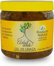 Linseed Hair Gel (17.6 oz) - Natural products- Fights Hair Loss - No alcohol, No sulfates, No Parabens, No Silicon