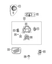 Genuine Mopar Traction Control Switch 6UP10LXHAA