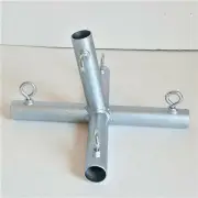 5 Way Top Center Down Slope Slant Leg Canopy Fitting Lean To (P5GB) 1" pipe