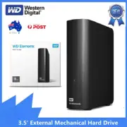 Western Digital 6TB 8TB 10TB 12TB Elements 3.5' External Hard Drive HDD USB 3.0