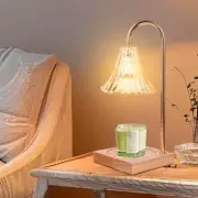 Fragrance Candle Warmer Lamp，Electric Candle Warmer with Timer & Clear