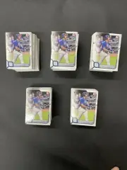 2022 Bowman Paper Base Complete Set (100) x5 Lot Baseball Wander Franco RC