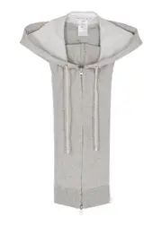 Veronica Beard Hooded Cotton Dickey - Grey - One Size One Size
