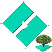 Landscape Tarp for Trimming - Lawn Fabric,Heavy Duty Waterproof Barrier Mats 79 X 79 Inches GrassControl Cover Blocker for Outdoor Yard Lawn Driveway Flower