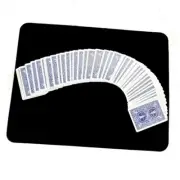 Close Up Card Mat BLACK for Playing Cards Performance, Poker, Coin Magic Tricks