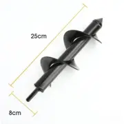 Planter Auger Spiral Drill Bit Flower Planter Earth Planting Hole Cutter Drill B