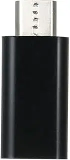 Labymos Type-C to Micro USB Convert Connector Charging Data Sync Female to Male Adapter Black