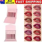 6Pcs Set Lip Gloss Lipstick Matte Velvet Waterproof Long Lasting Makeup Set Gift