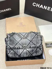 在飛比找Yahoo!奇摩拍賣優惠-【二手包包】尺寸26.20香奈兒CHANEL 19bag牛仔