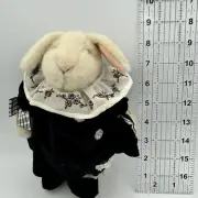 The Muffy VanderBear Collection Portrait in Black and White Hoppy VanderHare